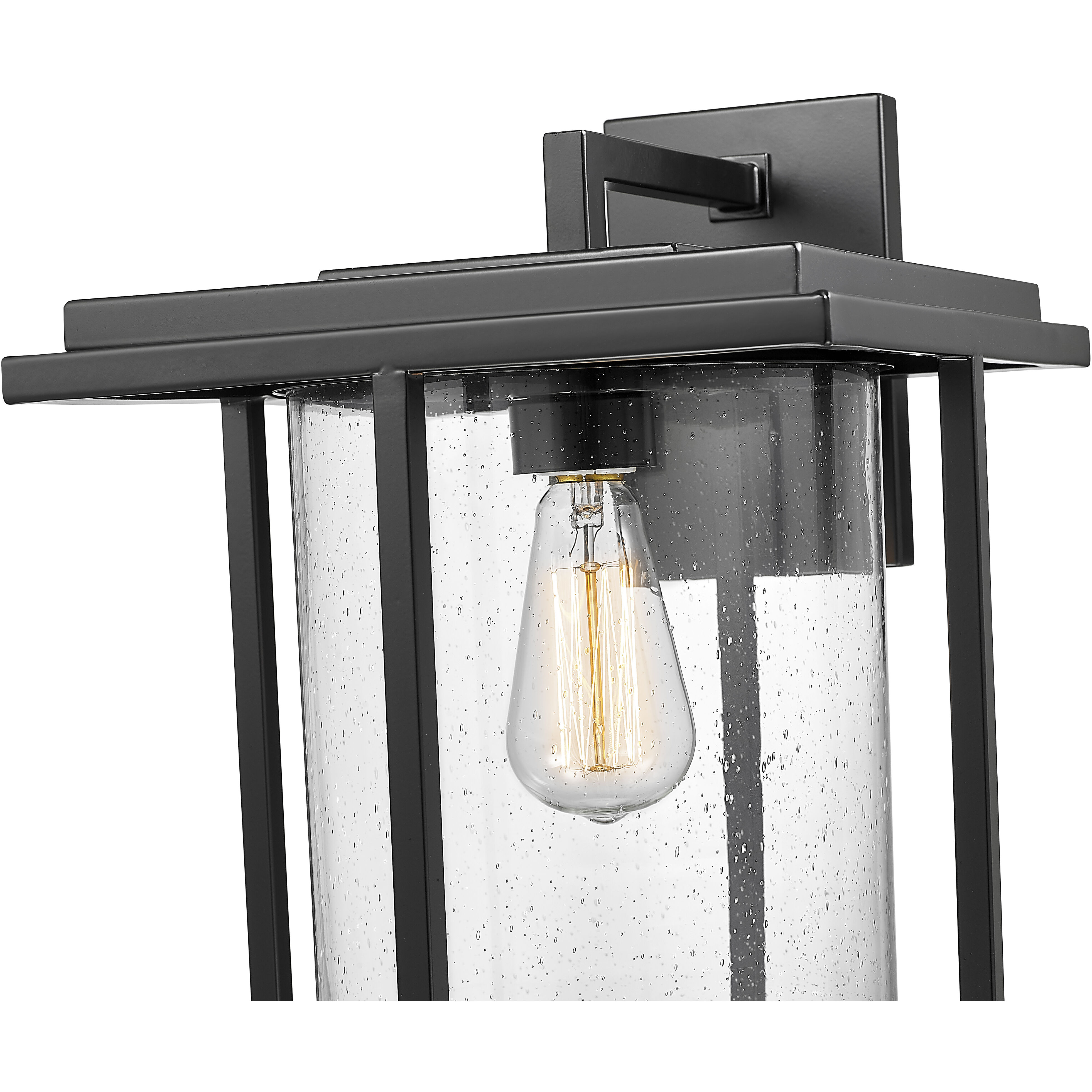 Adair 1 Light 17 inch Powder Coated Black Outdoor Wall Sconce